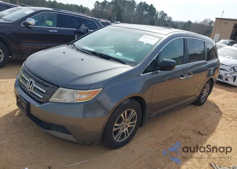 2012 Honda Odyssey Ex-L from USA, damaged, VIN 5FNRL5H64CB137629